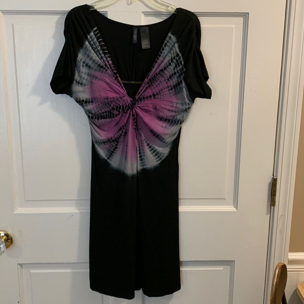 Bisou Bisou tie-dye pattern dress S